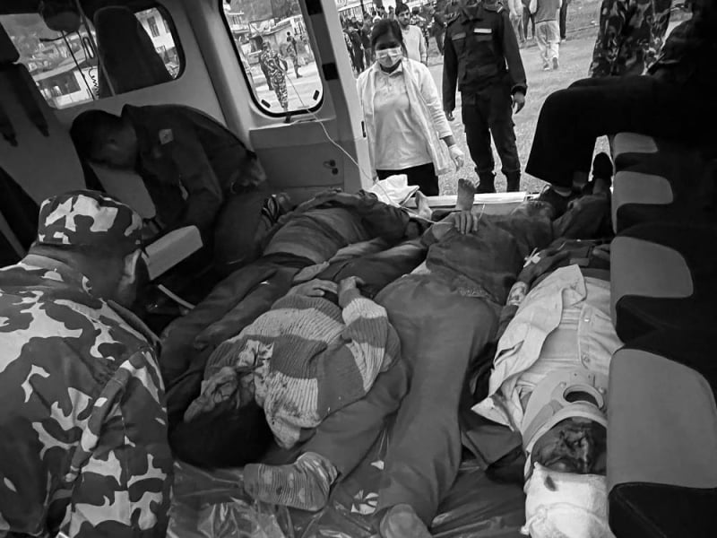 Two killed as vehicle carrying election team plunges in Ramechhap