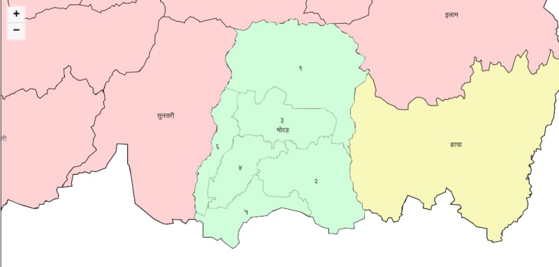 RSP leads in five out of six constituencies in Morang district