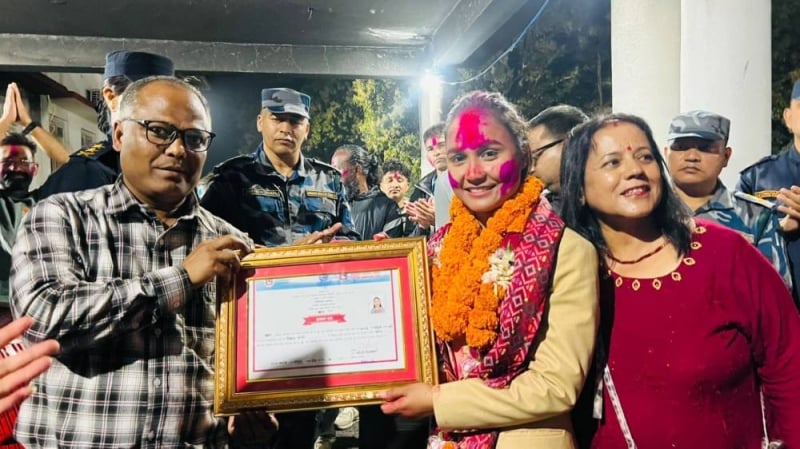 Nisha Dangi of RSP wins from Jhapa-1