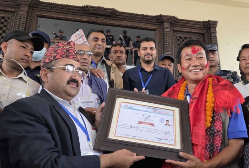 Harkaraj Rai of Shram Sanskriti Party defeats RSP in Sunsari-1 in one of election's notable upsets