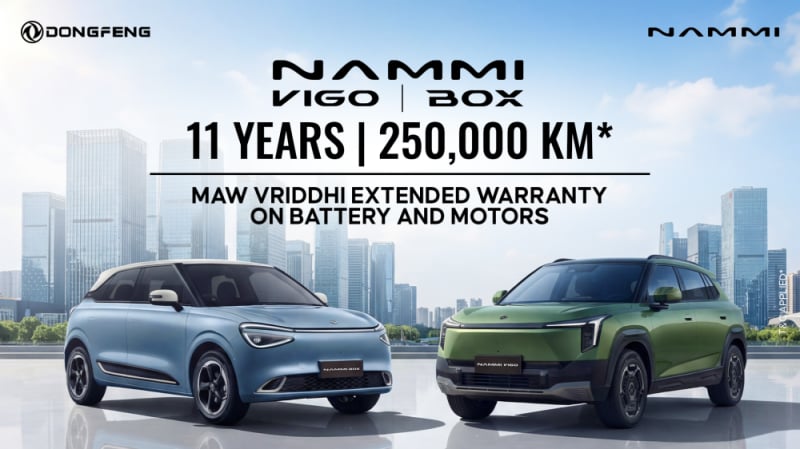 MAW Vriddhi launches extended warranty for Dongfeng Nammi EVs