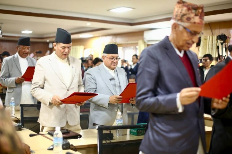 Newly elected National Assembly members take oath