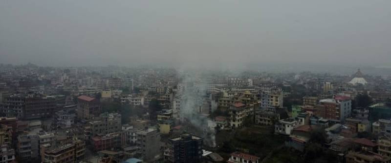 Police urge precautions as air pollution rises in Kathmandu