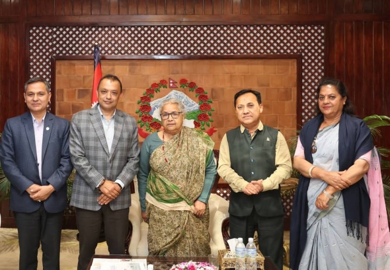 NC President Thapa calls on PM Karki