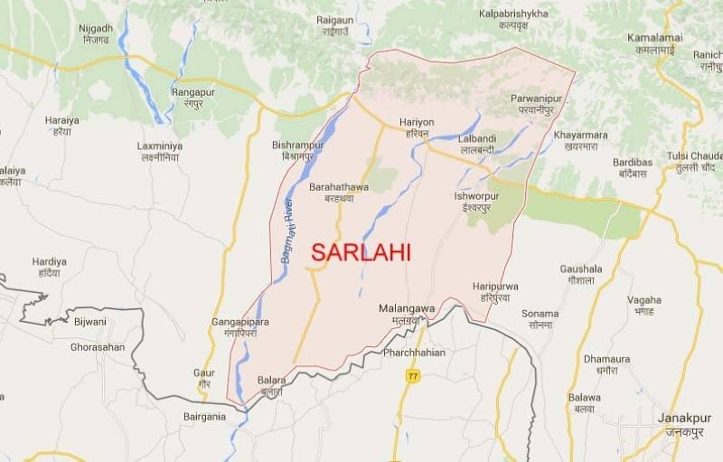 Toddler killed in school Bus accident in Sarlahi