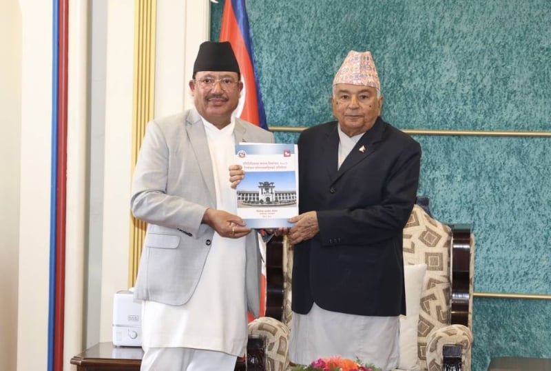 EC submits HoR elections report to Prez Paudel
