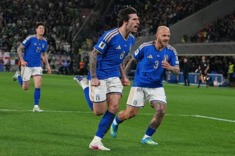 Tonali's breakfast-table dream pays off for childhood idol Gattuso in Italy's World Cup playoff win