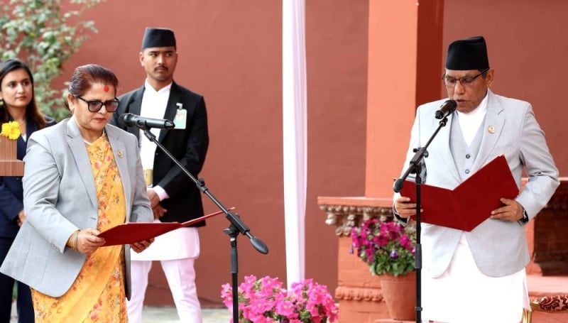 Bhandari takes oath as NA Vice Chair