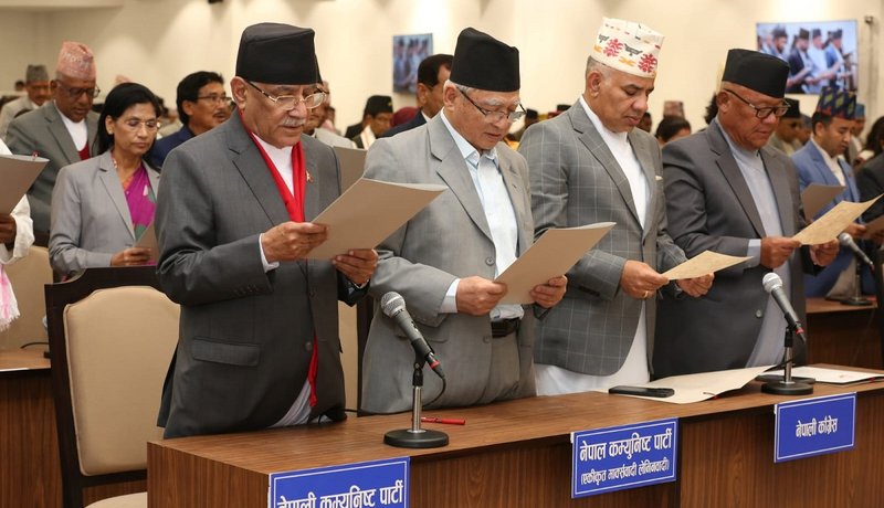 संसदमा ‘सिट प्लान’ एउटै बेन्चमा कांग्रेस, एमाले र नेकपा