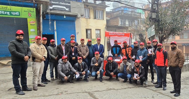 डिसहोम इन्टरनेटले सुरु गर्यो ‘सर्भिस अन डोर’ अभियान