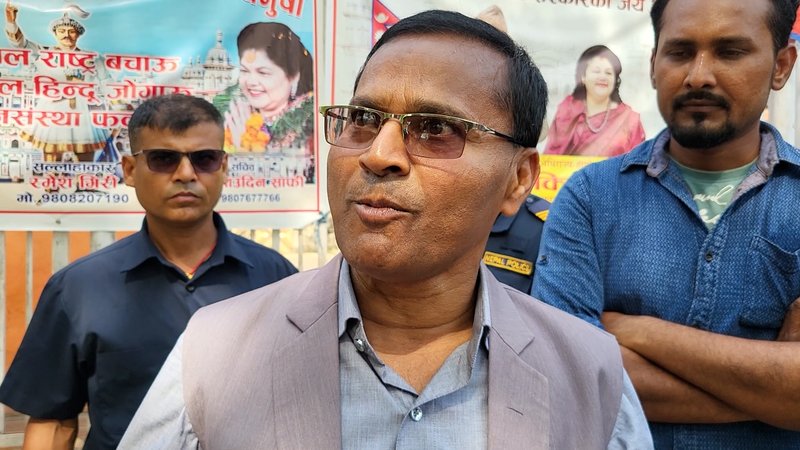 जनकपुरधामको फुटपाथ खाली गराउन गृहमन्त्री सडकमा, अटेर गरे सामान जफत गर्ने चेतावनी