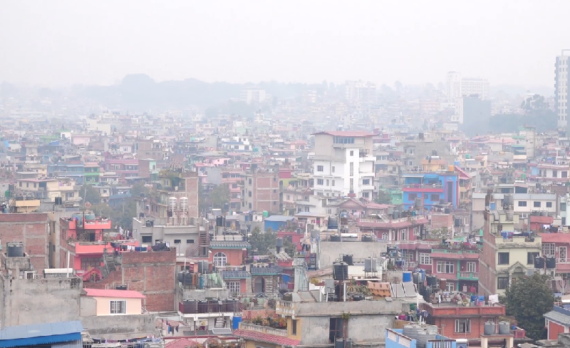 काठमाण्डाैमा वायु प्रदूषणसँगै अस्पतालमा श्वासप्रश्वास तथा आँखासम्बन्धी समस्या भएका बिरामी बढे
