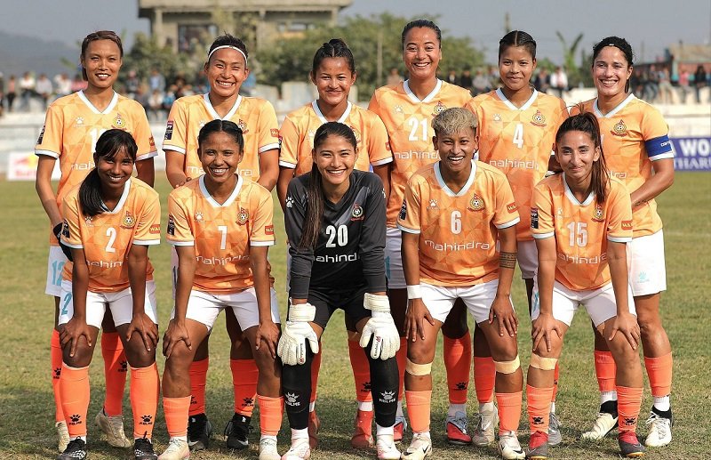 आर्मीलाई हराउँदै एपीएफले जित्याे एन्फा महिला च्याम्पियनशिपको उपाधि